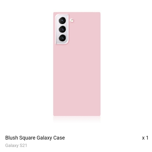 Flaunt Blush Galaxy S21 case and ring - Picture 1 of 2